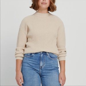 Frank and Oak SeaCell Cotton Oversized Sweater